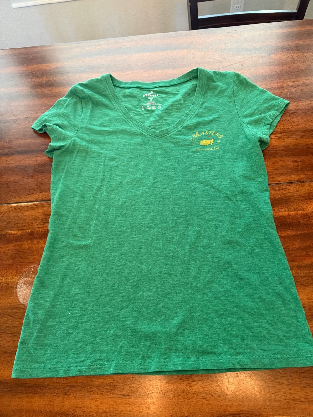Masters Women's V-Neck Tee - Green